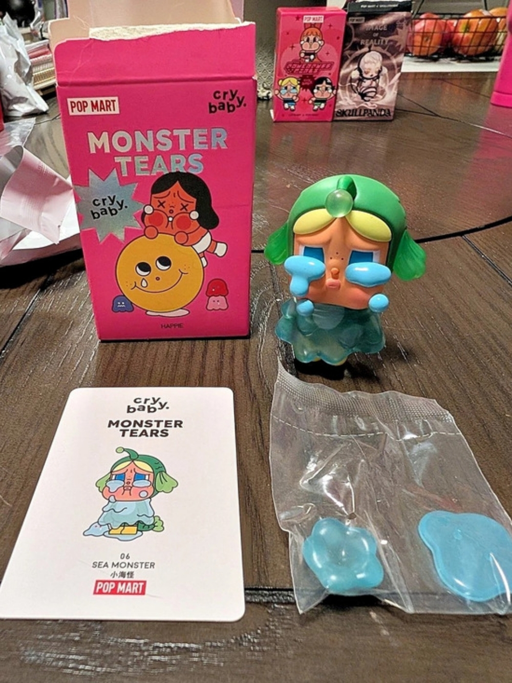 POP MART Crybaby Monster Tears Series - Sea Monster Figure